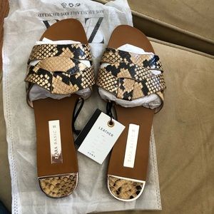 sandale python zara